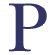 decorative letter P